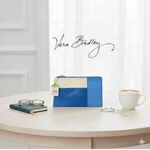 NWT  Vera Bradley Colorblock Composition Wristlet